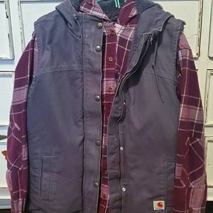 Womens Carhartt Flannel & Vest